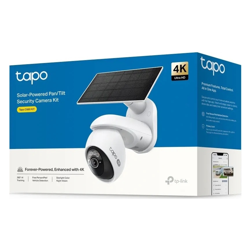TP-Link - Câmara solar exterior com sensor IP65 Wi-Fi