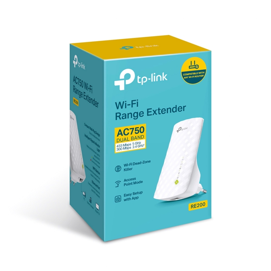 TP-Link - Extensor/Repetidor Wi-Fi 2,4/5 GHz