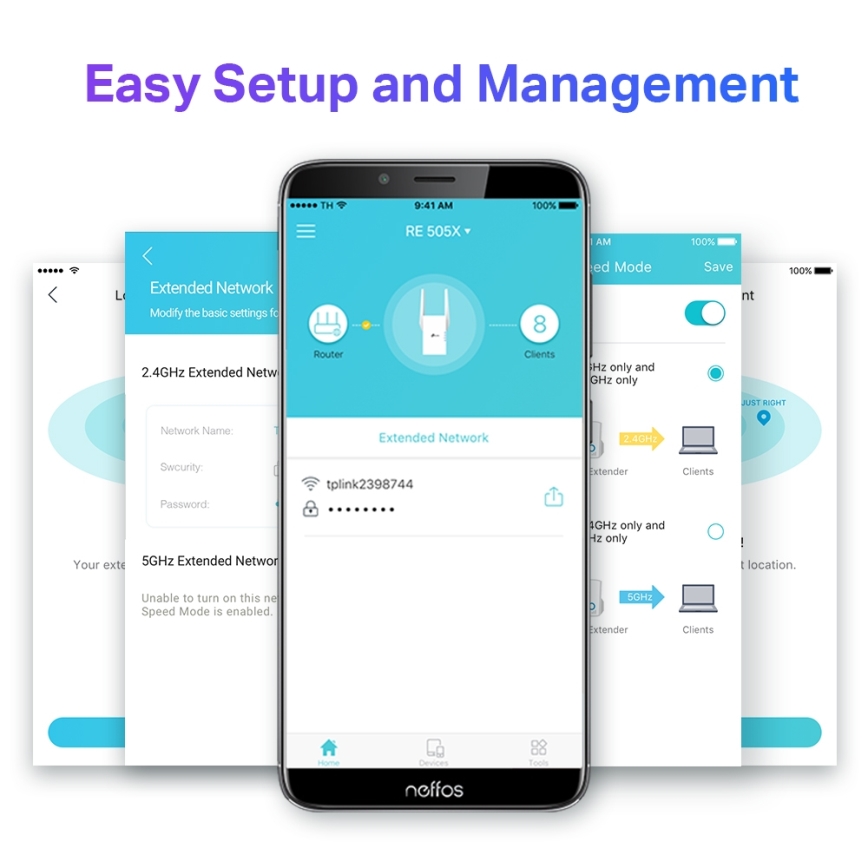 TP-Link - Extensor Wi-Fi 6 de banda dupla RE505X