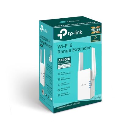 TP-Link - Extensor Wi-Fi 6 de banda dupla RE705X