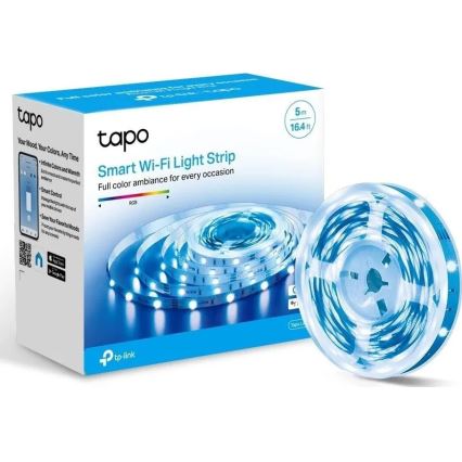 TP-Link - Fita LED RGBW dimerizável 5 m LED/13,5W/230V Wi‑Fi