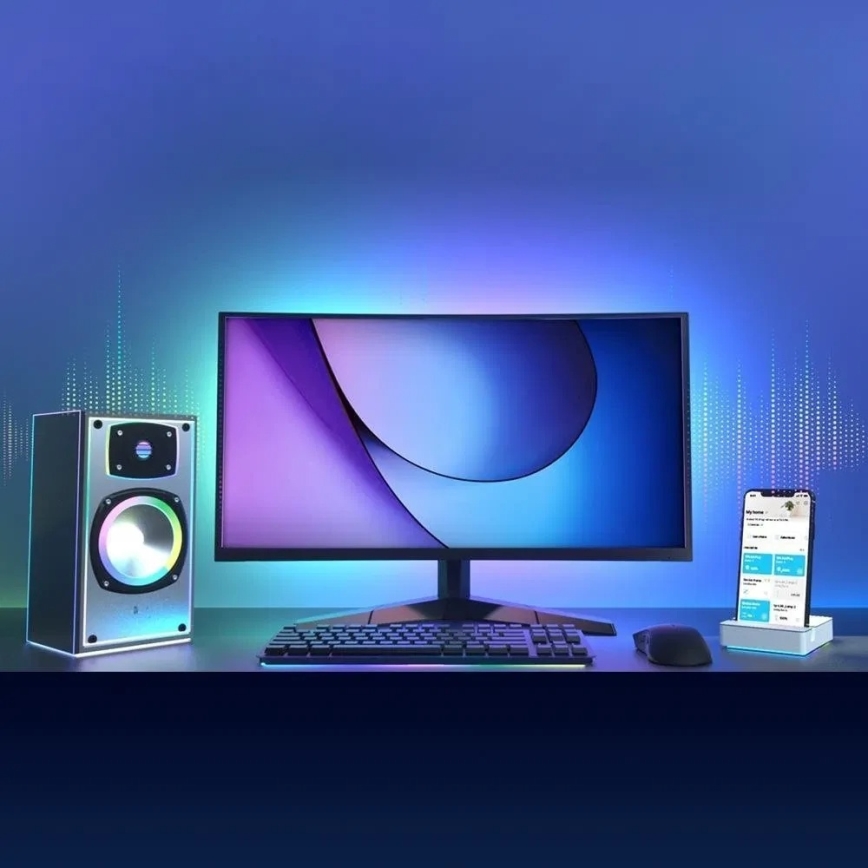 TP-Link - Fita LED RGBW dimerizável 5 m LED/13,5W/230V Wi‑Fi