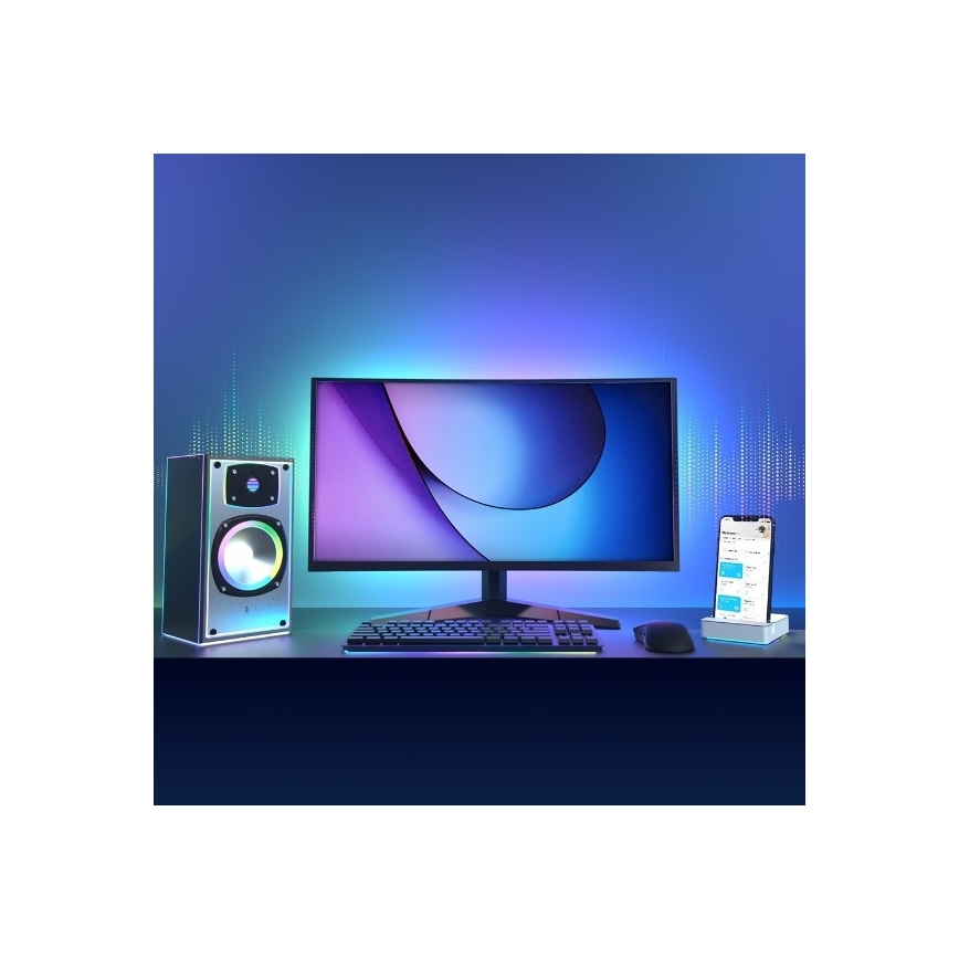 TP-Link - Fita LED RGBW regulável 5 m LED/20,5W/230V Wi-Fi