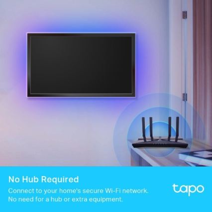 TP-Link - Fita LED RGBW regulável 5 m LED/24W/230V Wi-Fi