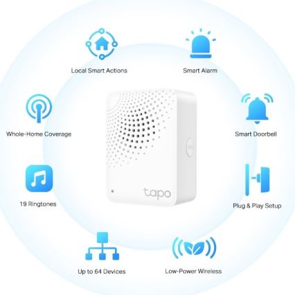 TP-Link - Hub inteligente Tapo H100 com MATTER e Wi-Fi