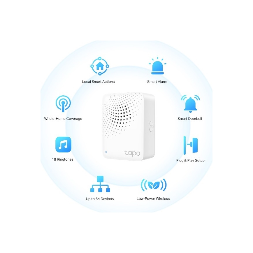 TP-Link - Hub inteligente Tapo H100 com MATTER e Wi-Fi