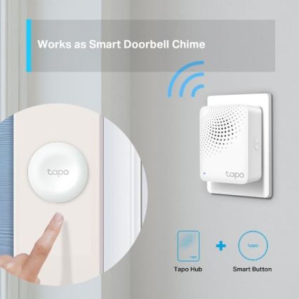 TP-Link - Hub inteligente Tapo H100 com MATTER e Wi-Fi