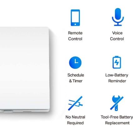 TP-Link - Interruptor inteligente de iluminação (2x AAA)