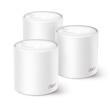 TP-Link - Kit com 3 unidades do sistema mesh Wi‑Fi 6 para toda a casa