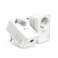 TP-Link - Kit Powerline Wi-Fi Gigabit com tomada integrada