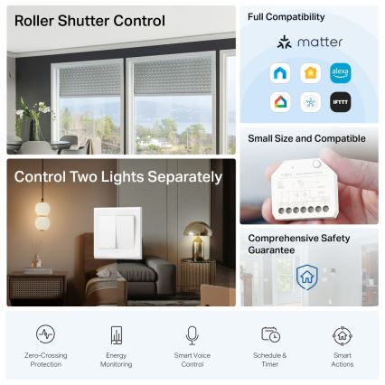 TP-Link - Módulo de Interruptor Inteligente MATTER