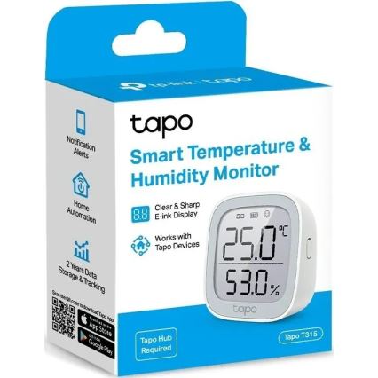 TP-Link - Monitor inteligente para medição de temperatura e humidade 2xAAA