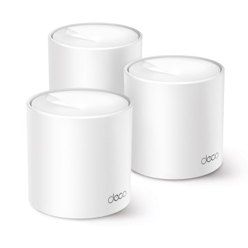 TP-Link - Pack de 3: sistema mesh Wi‑Fi 6 para toda a casa