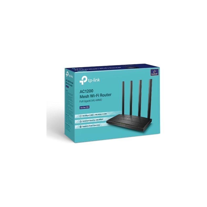 TP-Link - Roteador sem fios Gigabit MU-MIMO Archer C6 V3.2 Wi-Fi