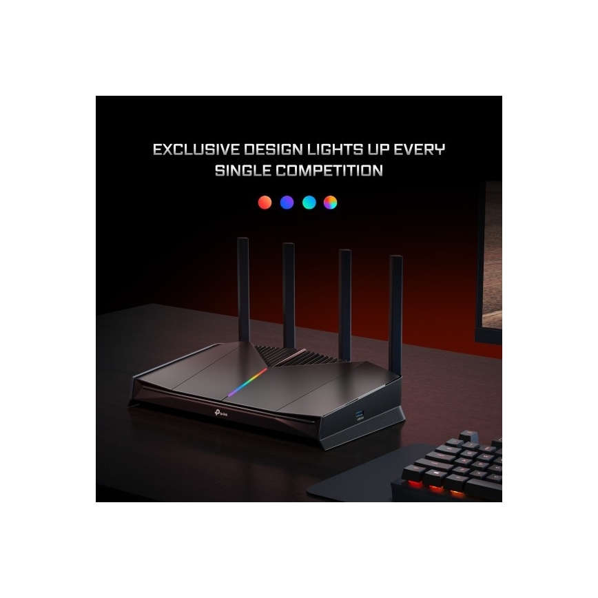 TP-Link - Router gamer Wi-Fi 7 de duas bandas Archer GE230