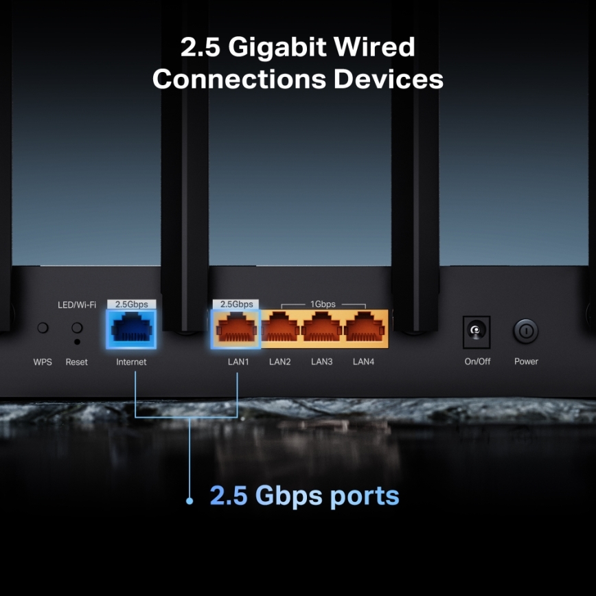 TP-Link - Router Wi-Fi 7 dual-band Archer BE400