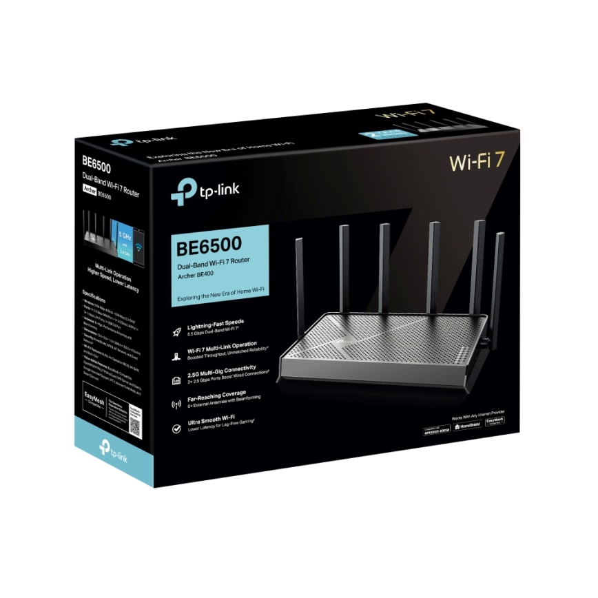 TP-Link - Router Wi-Fi 7 dual-band Archer BE400
