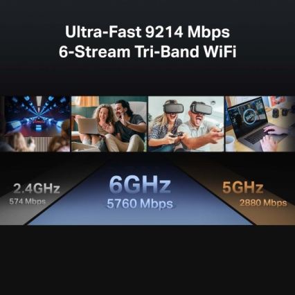TP-Link - Router Wi‑Fi 7 tribanda Archer BE550