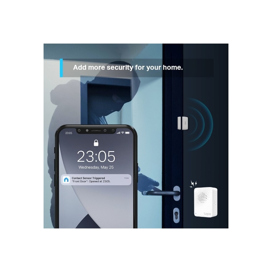 TP-Link - Sensor de contacto inteligente 1xCR2032