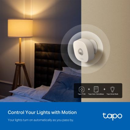 TP-Link - Sensor de Movimento Inteligente 1xCR2450 Wi-Fi