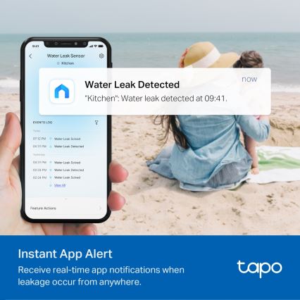 TP-Link - Sensor inteligente de fugas de água 2xAAA Wi-Fi