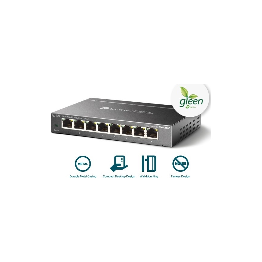 TP-Link - Switch Easy Smart Gigabit de 8 portas