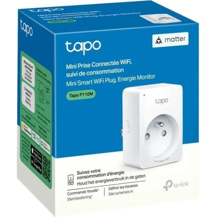 TP-Link - Tomada inteligente E MATTER 3680W Wi-Fi