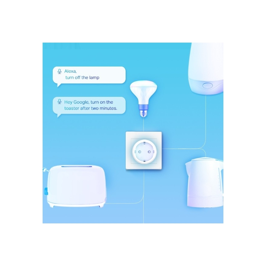 TP-Link - Tomada inteligente F 3680W Wi-Fi