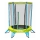 Trampolim infantil Ø 140 cm azul/verde