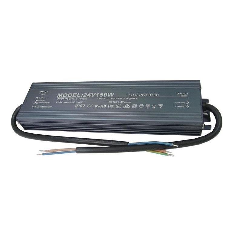 Transformador eletrónico LED 150W/24V IP67