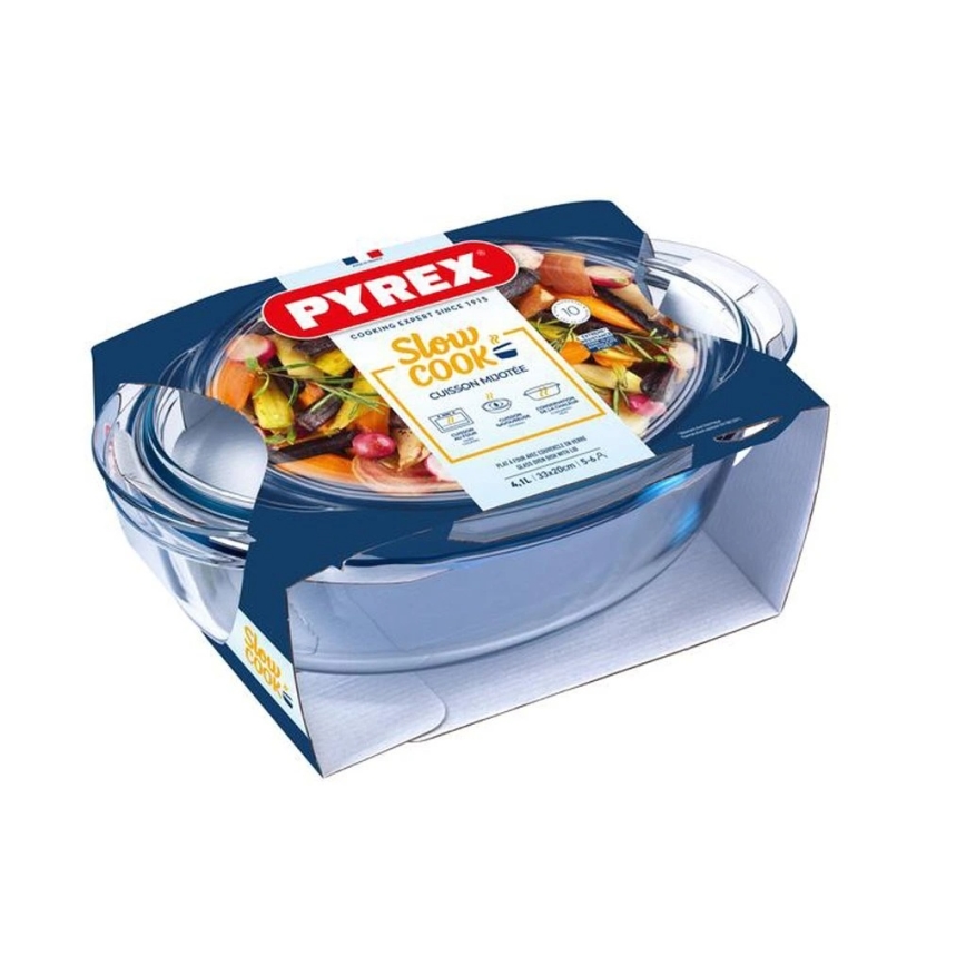 Travessa de forno PYREX com tampa 4,1 l