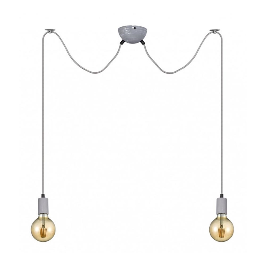 Trio - Candeeiro suspenso CORD 2xE27/60W/230V aranha