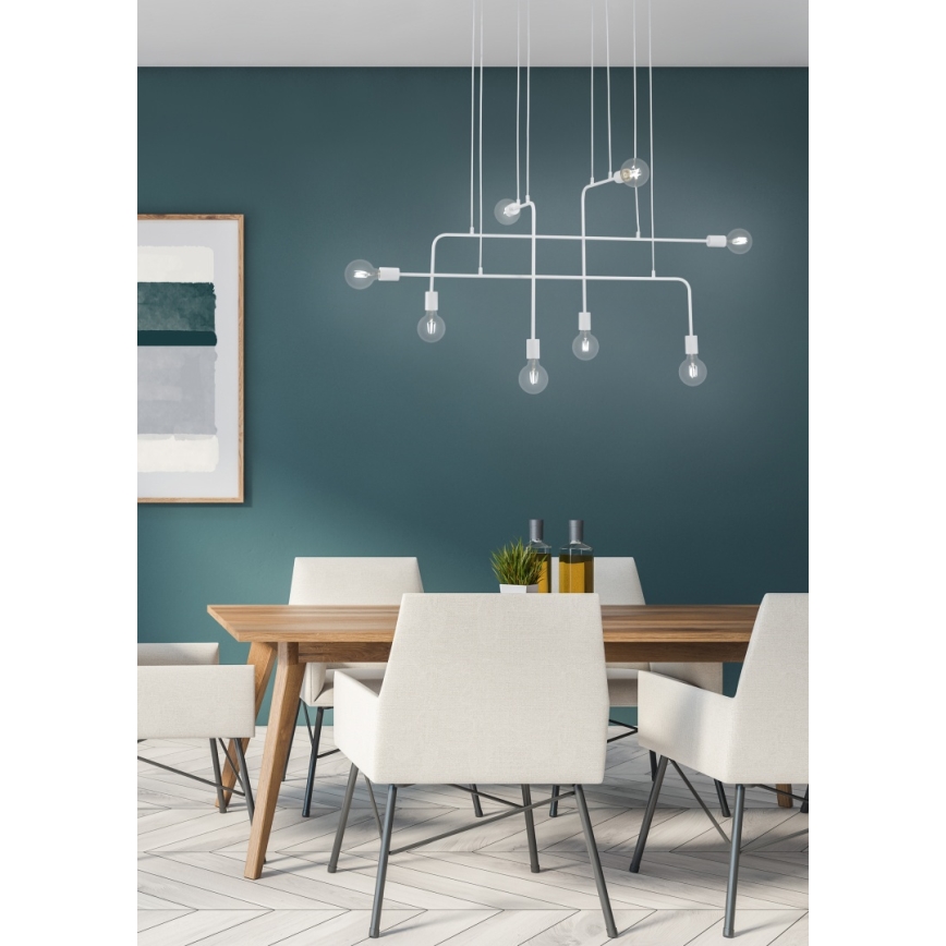 Trio - Candelabro suspenso CONNOR 8xE27/10W/230V