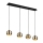 Trio - Candelabro suspenso FLETCHER 4xE14/40W/230V latão