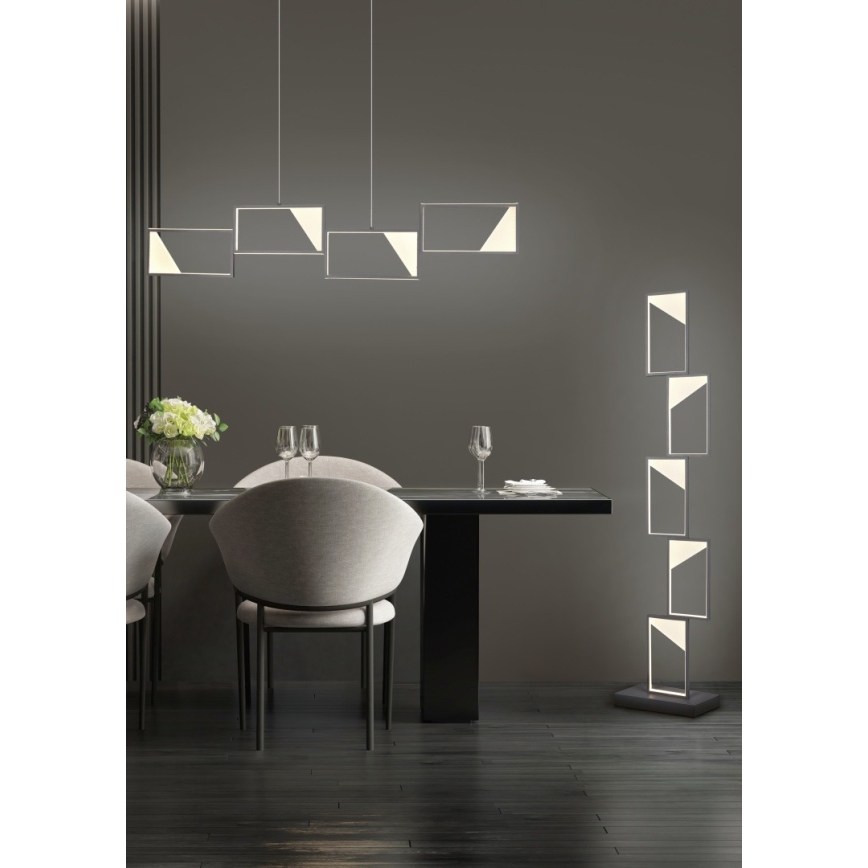 Trio - Candelabro suspenso LED com regulação CAFU 4xLED/7W/230V