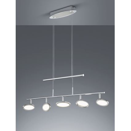 Trio - Candelabro suspenso LED DUELLANT 5xLED/4,3W/230V
