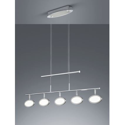 Trio - Candelabro suspenso LED DUELLANT 5xLED/4,3W/230V