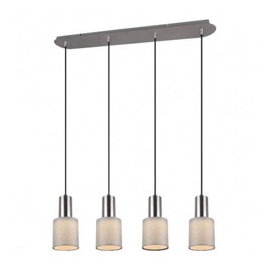 Trio - Candelabro suspenso WAILER 4xGU10/5W/230V cinzento