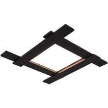 Trio - Iluminação de teto LED BELFAST LED/18W/230V + 4xLED/3,5W preto
