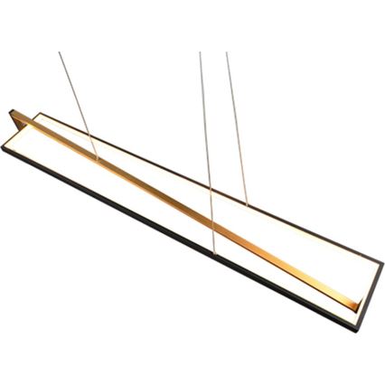 Trio - Lustre LED regulável suspenso por cabo EDGE LED/35W/230V 2300/3000/4000K preto/dourado