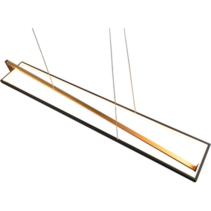 Trio - Lustre LED regulável suspenso por cabo EDGE LED/35W/230V 2300/3000/4000K preto/dourado