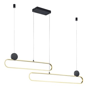 Trio - Lustre LED dimerizável suspenso por cabo GRANT LED/54W/230V 2300/3000/4000K preto/dourado