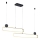 Trio - Lustre LED dimerizável suspenso por cabo GRANT LED/54W/230V 2300/3000/4000K preto/dourado