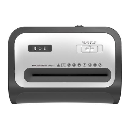 Triturador de papel A4, capacidade 22 l, 230V, preto