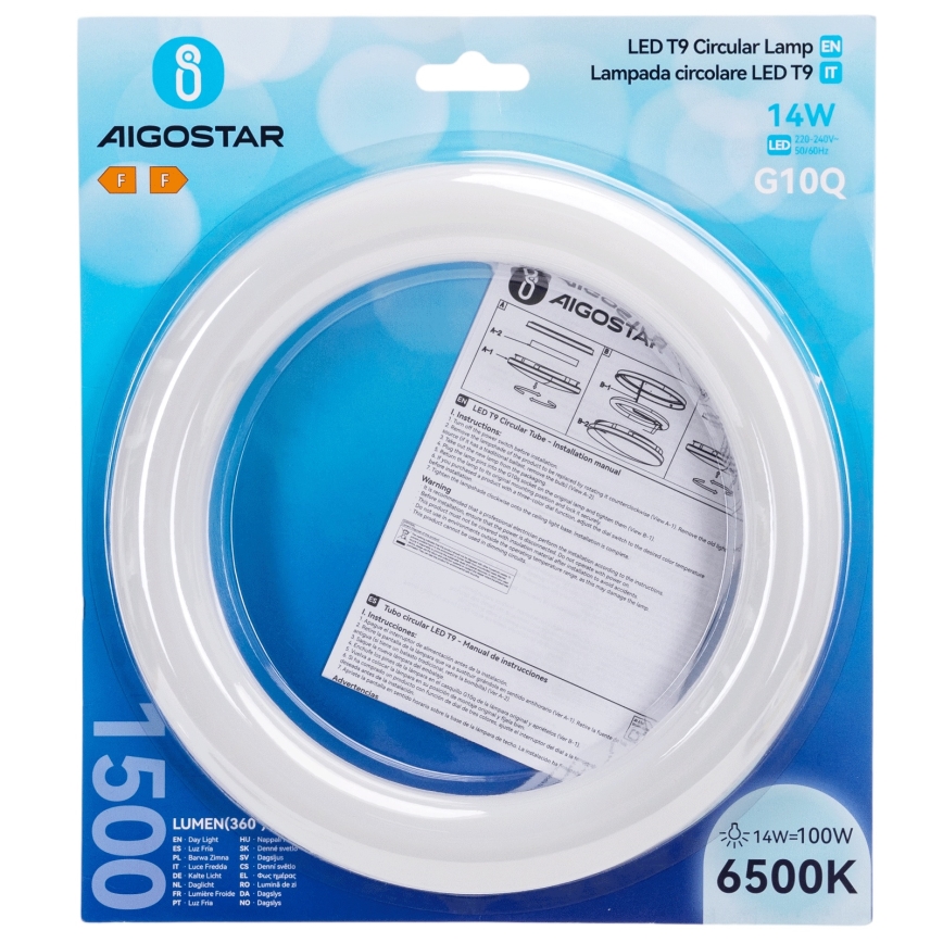 Tubo fluorescente LED G10q/14W/230V 6500K - Aigostar