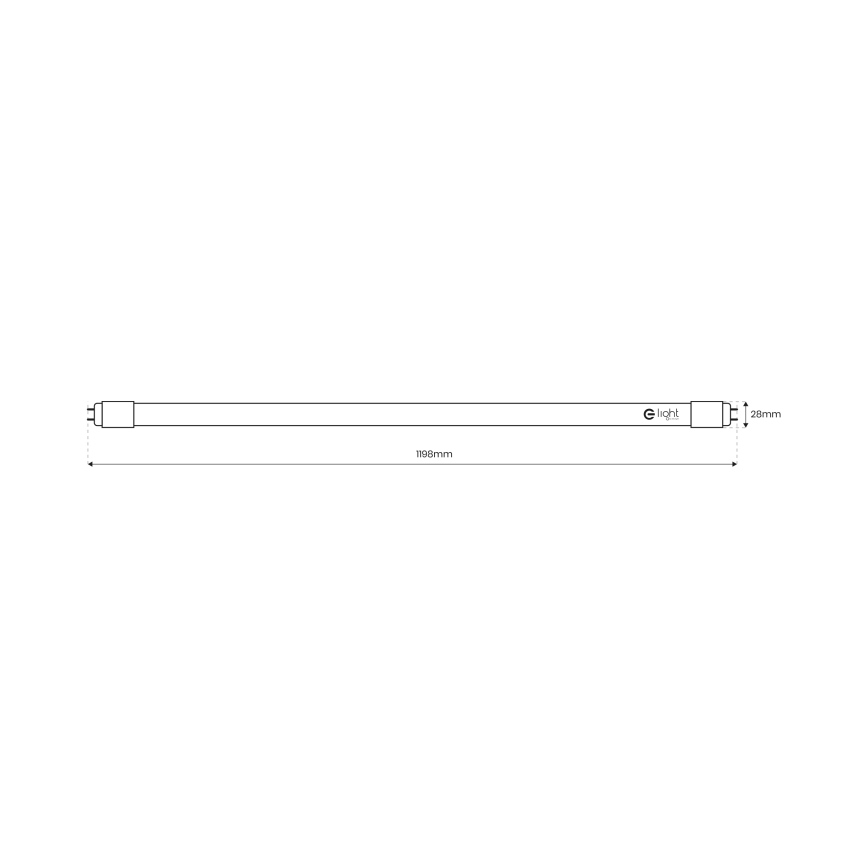Tubo fluorescente LED G13/18W/230V 4000K 119,8 cm