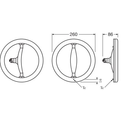 Tubo LED E27/14,5W/230V 2700K - Osram