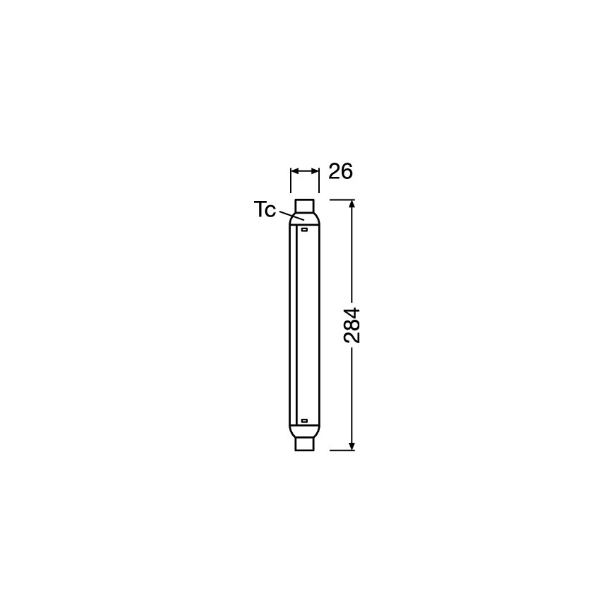 Tubo LED fluorescente LINE S15s/7W/230V 2700K - Osram