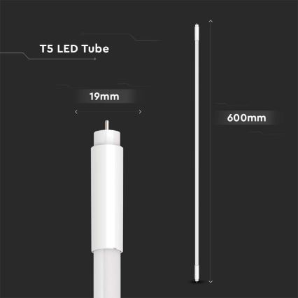 Tubo LED T5 G5/8W/230V 6500K 60 cm
