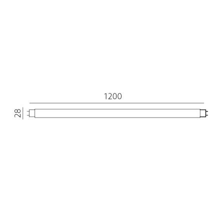 Tubo LED T8 G13/18W/230V 4000K 120 cm